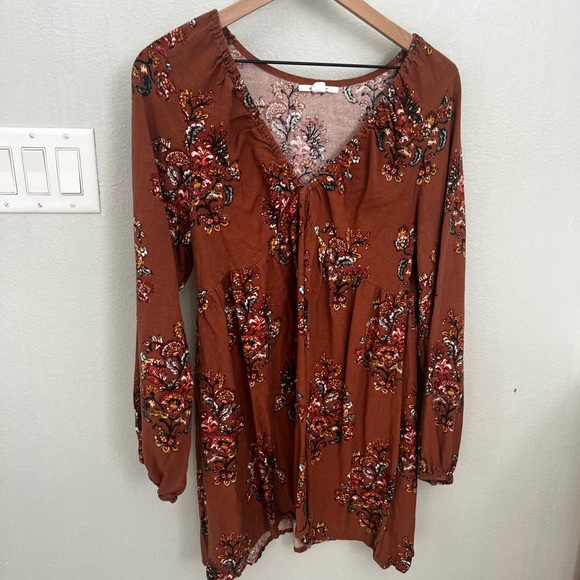 O'NEILL Long Sleeve Mini Dress floral and Casual Short Length Dresses for Women - Picture 4 of 6